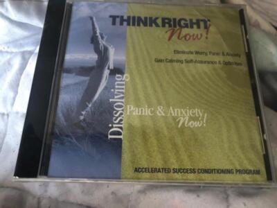 N/A - Think Right Now! DISSOLVING PANIC AND ANXIETY NOW! CD (N/A) Audio
