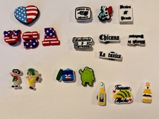 18 PCs Set M xico Croc charms
