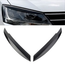 Headlight Eyelid Eyebrow Trim Cover Fit VW Jetta MK6 Sagitar NCS 2010-2018