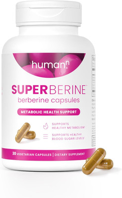 Humann Superberine Berberine Supplement - Cholesterol & Metabolic Clinically Res