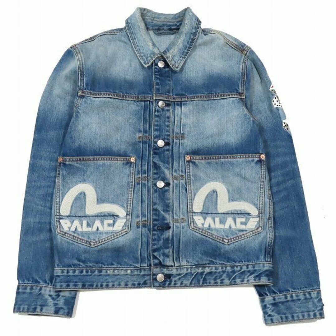 Evis EVISU x Palace Logo Embroidered Dice Dye Cock Print Regular 
