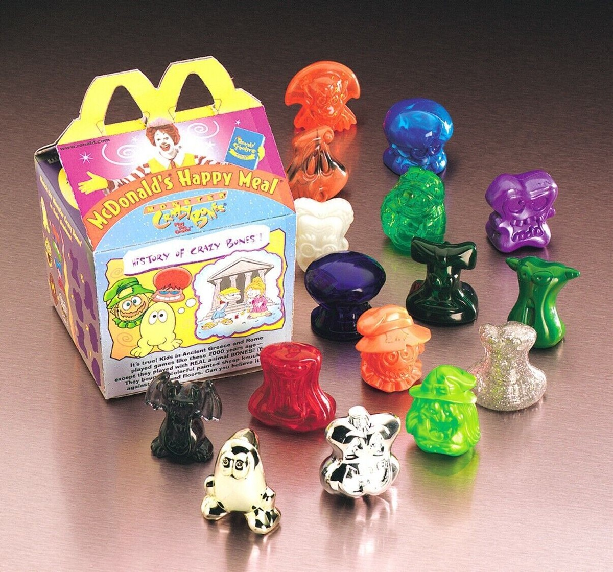 LOOSE McDonald's 2000 Crazy Bones LUCKY CAT Kitty Monster