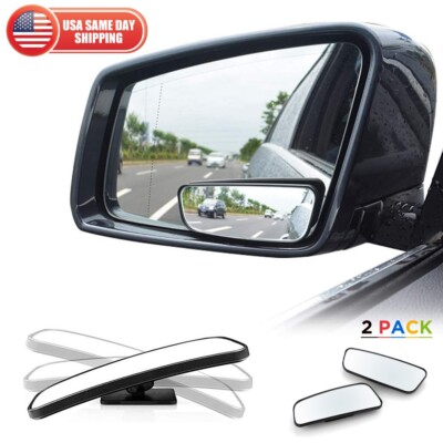2pcs Car Truck SUV Blind Spot Mirror Auto 360° Wide Angle Safety Rear Side View