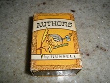 VINTAGE 1938 AUTHORS CARD GAME BY RUSSELL VOL II