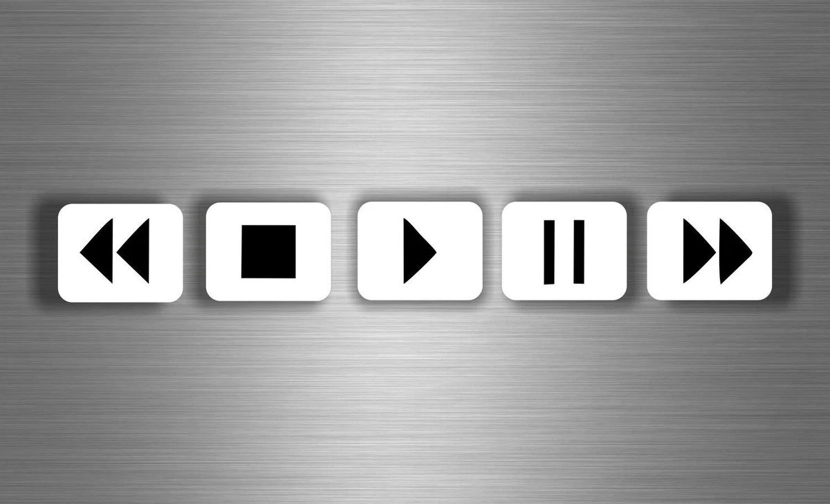 Play Pause Music Symbols