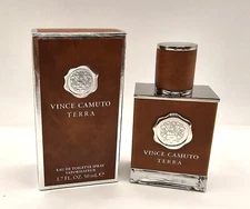 Vince Camuto Terra Eau de Toilette 1.7 oz / 50 ml For Men. NEW1
