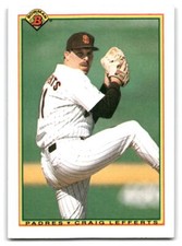 Craig Lefferts 1990 Bowman Baseball #206 San Diego Padres