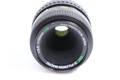 Fuji EBC X-Fujinon Macro 55mm f3.5 DM lens 3.5/55 Fujica AX Japan