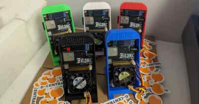 AltairTech.io Bitaxe 400 Supra, BM1368 Bitcoin Miner with DC PSU 