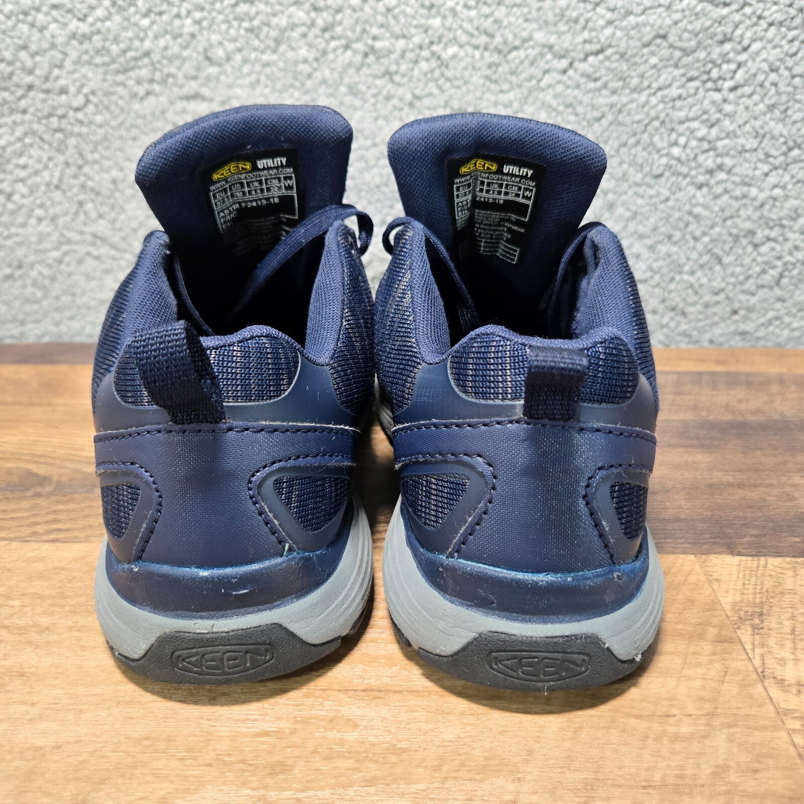 KEEN 1023213M Sneakers da Lavoro Punta Acciaio Donna 7 Navy Antiscivolo Sicurezza