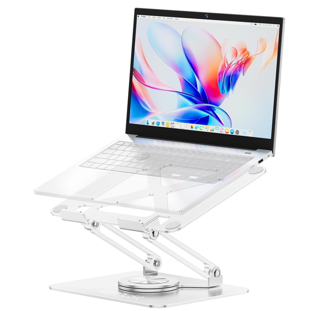 360° Rotating Ergonomic Laptop Stand for Desk – Adjustable & Sturdy Computer Holder