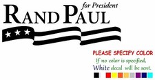 Rand Paul For President 1 Vinyl Decal Sticker Car Window Bumper Wall Laptop 12"