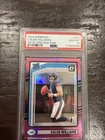 2024 Panini Donruss Caleb Williams RC #327 Optic Preview Pink PSA 10 BEARS