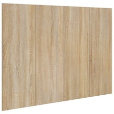 Bed Headboard Bedroom Bed Header Decorative Headboard Engineered Wood vidaXL