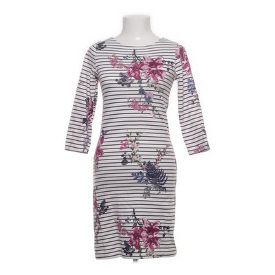 Joules, Kleid, Größe: 36, Weiß/Mehrfarbig, Blumen, Damen #DJc