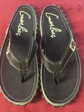 Gumbies Original Herren Gr. 48 Flip Flop Schwarz Sommer Sandale Schuh Strand