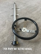 Mustang 1979-93 Fox Body Drag Race Lightweight Steering Column Gasser Wheel Mustang 1979-93 Fox Body Drag Race Lightweight Steering Column Gasser Wheel