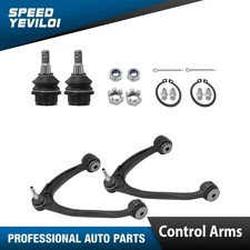 For Chevy Silverado GMC Sierra 1500 Front Upper Control Arms Lower Ball Joints