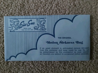 16- Sic-Sac Motion Sickness Bags