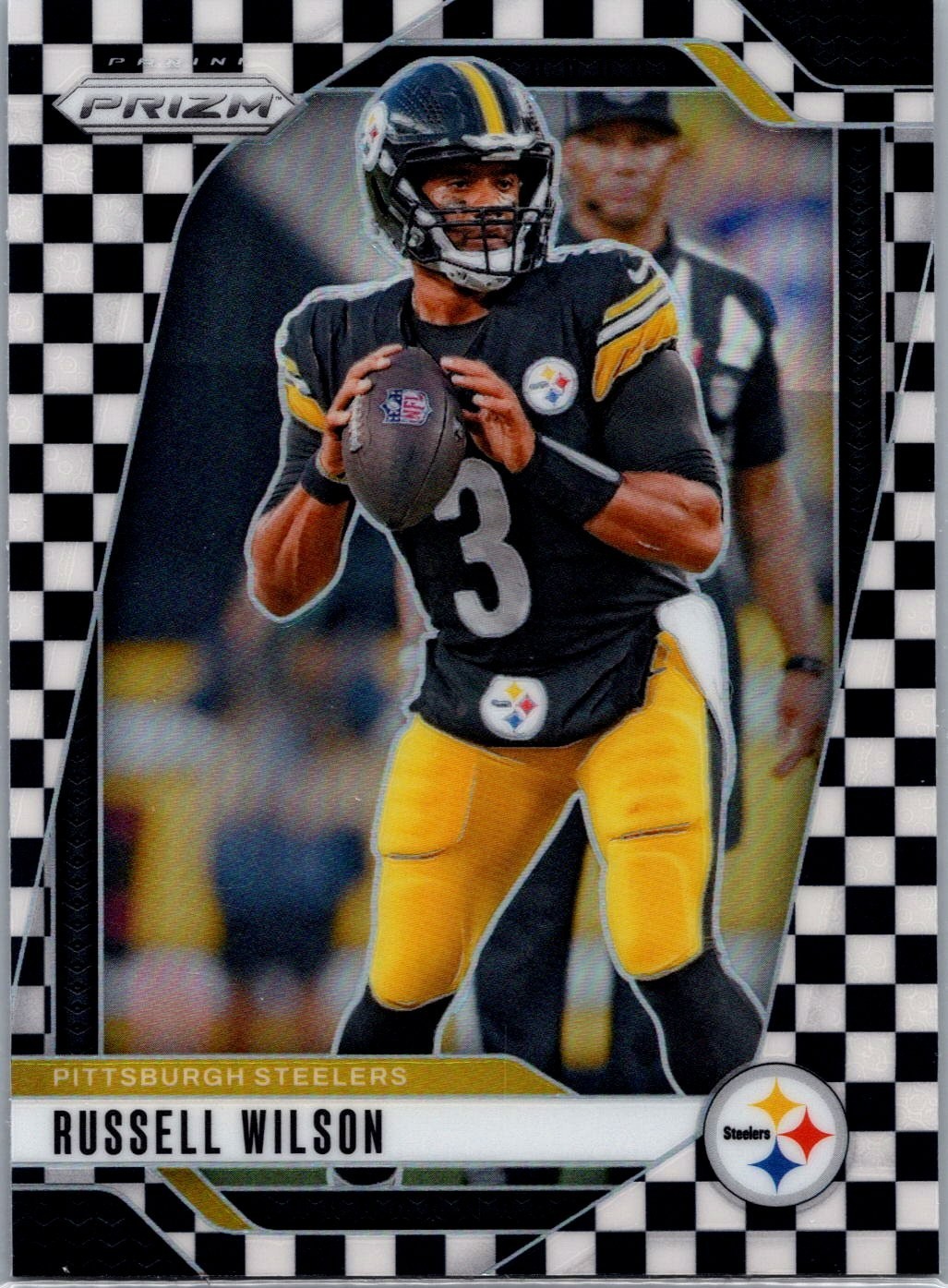 2024 Panini Prizm - Russell Wilson #240 Black & White Checker