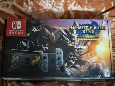 Nintendo Switch Monster Hunter Rise Deluxe Edition Console BRAND NEW!