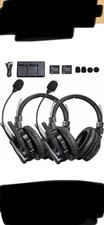 SYNCO XTALK XMax2 Wireless Intercom Headset System Dual Ear Communication Black