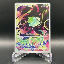 Bulbasaur 133/132 Mega Evoluzione Illustrazione Rara Carta Pokemon Full Art NM/M