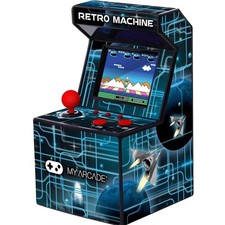 Retro 200 Game Arcade Machine - Battery Powered Mini with Volume Control