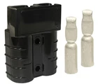 Premium Anderson 50 Amp Black Battery Quick Disconnect Connector 6 AWG