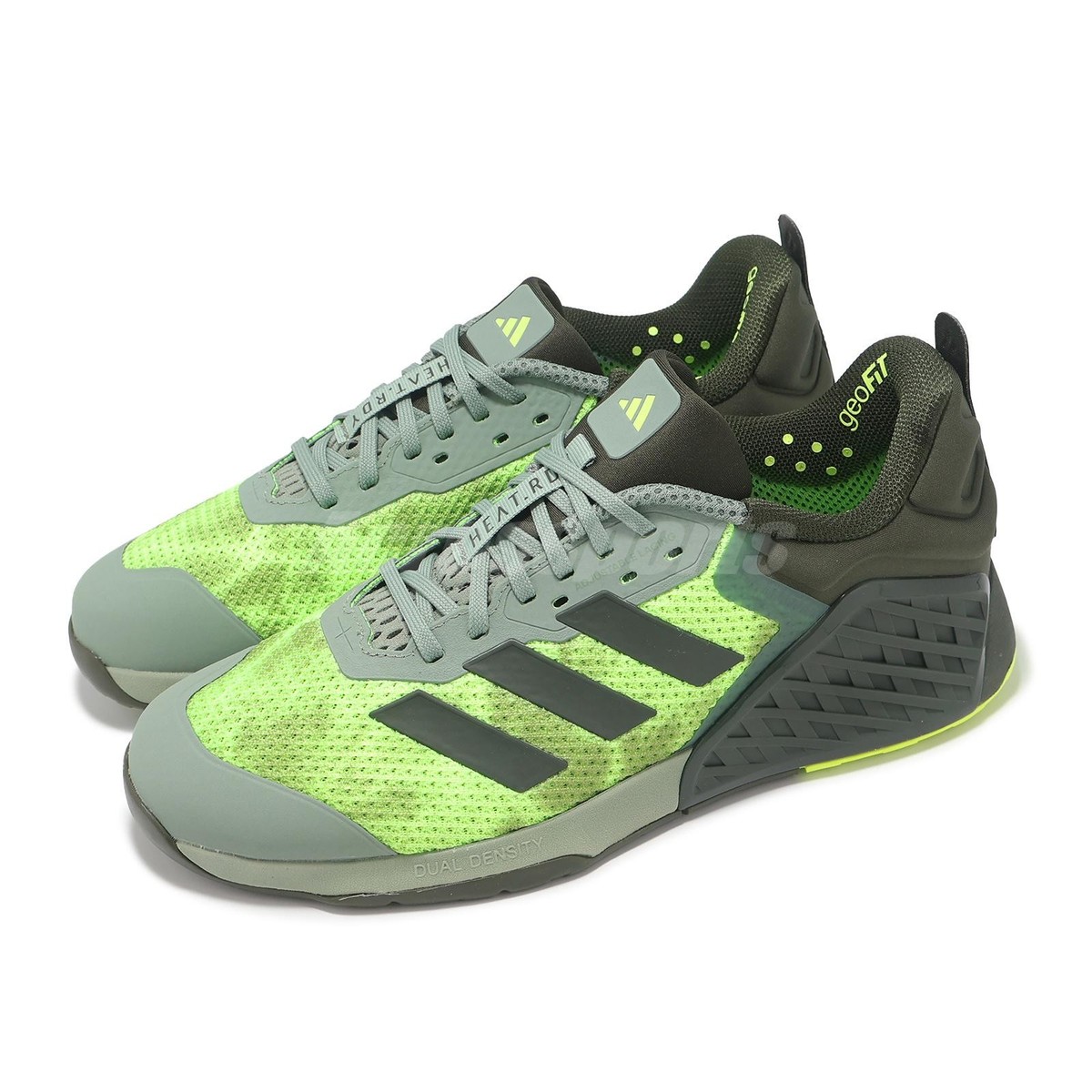 adidas Dropset 3 Trainer Silver Green Night Cargo Men Cross