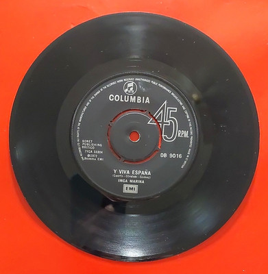 LOS DIABLOS - DB 9016 - Y VIVA ESPANA  + 2 MORE TRACKS LISTED 1972 (2528)