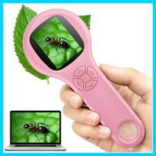 Mini Pocket Digital Microscope, Macro Fixed Focus Magnifying Glass, Portable ...