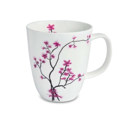 TeaLogic Cherry Blossom Becher 0,4 l - Kirschblüten Fine Bone China Porzellan 