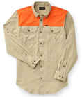 Filson Sportsman's Shirt 20195628 Twill Tan Khaki Blaze Orange Shooting Hunting