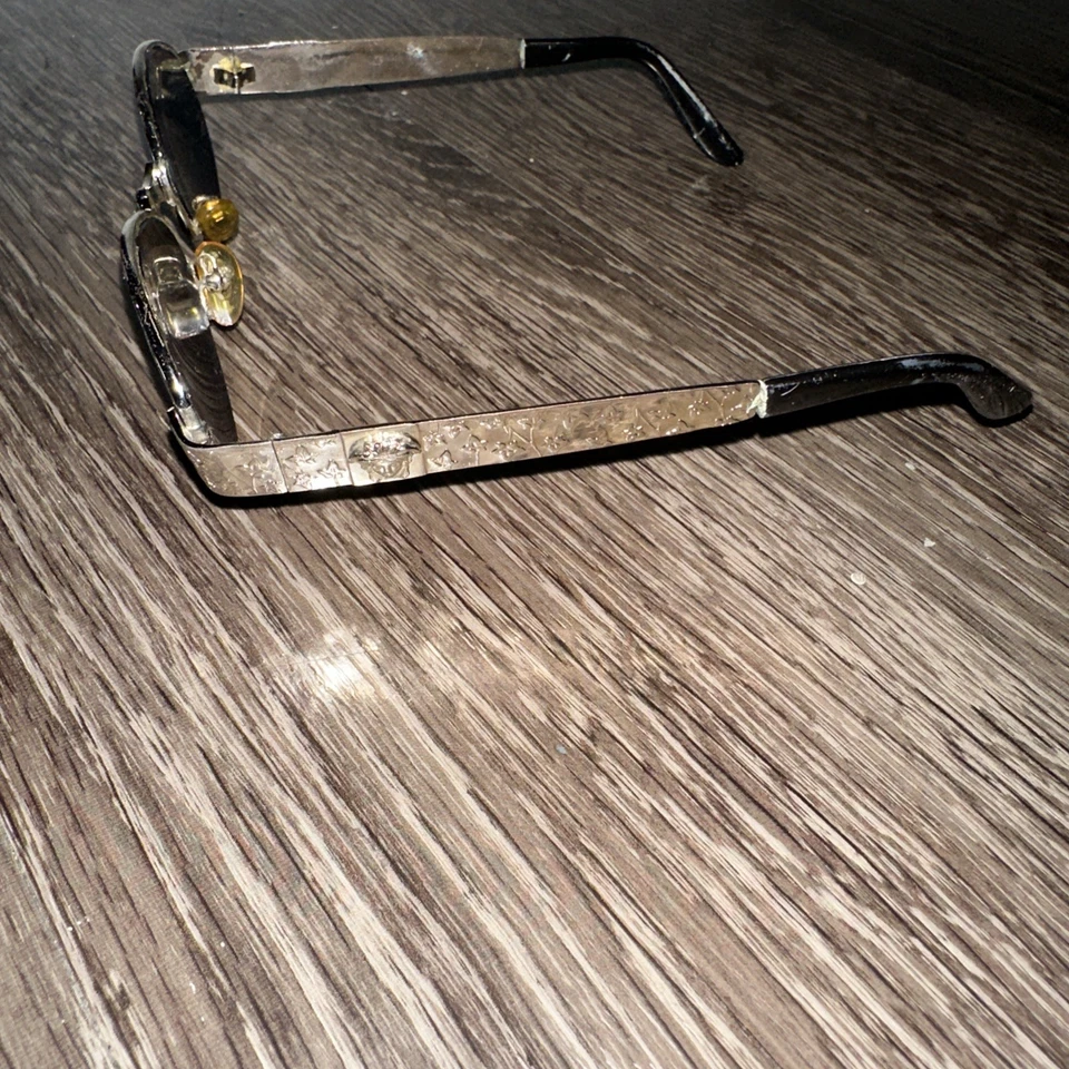 GIANNI VERSACE MOD Medusa Silver Oval Sunglasses Vintage - Image 2 of 4