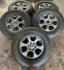 Set of Five OEM 17" '21-'24 Ford Bronco Wheels on 255/75R17 Bridgestone Tires LT