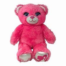 2023 Barbie Movie Build A Bear Plush Hot Bright Pink Blue Eyes Eyelashes