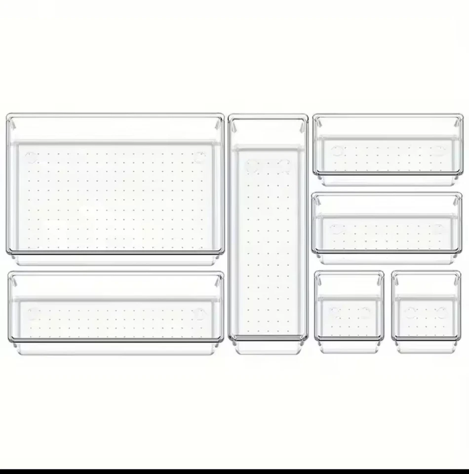 Set organizer trucchi Casetto 7pcs Contenitori - Immagine 2 di 4