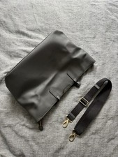 Jem + Bea Cecile Tote Charcoal Grey Stylish Baby Changing Bag