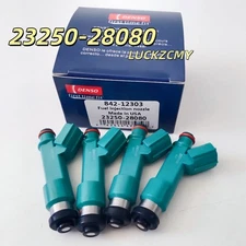 4× DENSO Fuel Injectors 23250-28080 for 04-15 Toyota Corolla Highlander RAV4