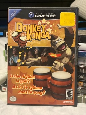 Donkey Konga Nintendo GameCube Complete CIB - Tested
