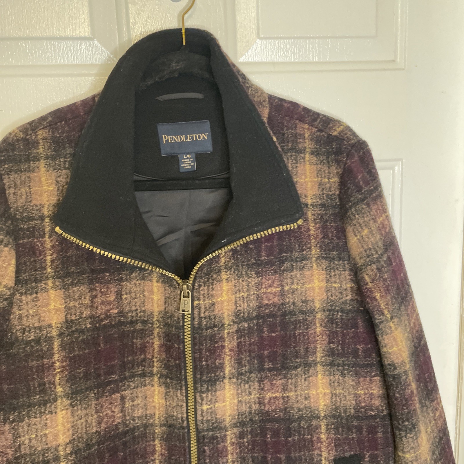 Pendleton Women’s Wool Blend Walker Jacket - Maro… - image 4