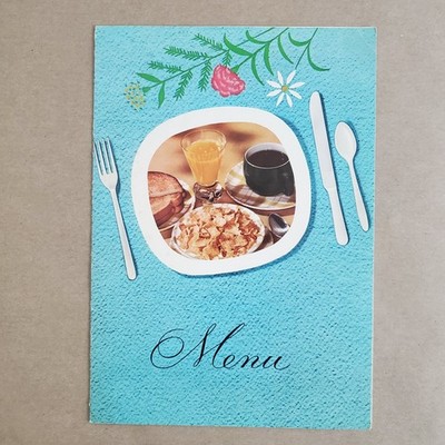 Derk's Restaurant Menu Breakfast 1987 Fresh Cereal Coffee Special