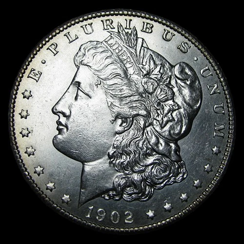 1902-S Morgan Silver Dollar Silver ---- Gem BU Semi PL Coin ---- #PP495