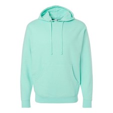 Blank Pullover Hoodie Sweatshirt - Mint - Large 