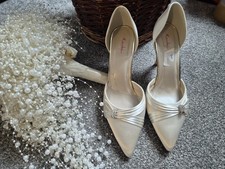 Rainbow Club Damen Hochzeit Brautschuhe Ivory Größe UK 5,5 (EUR 39)