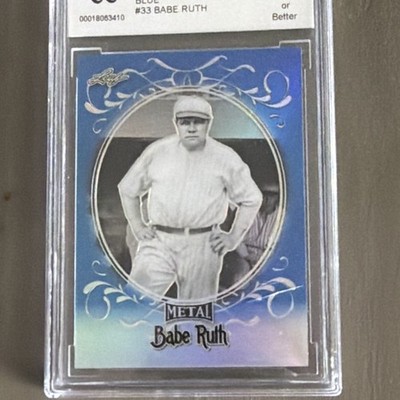 Leaf 2019 Metal Babe Ruth Collection Babe Ruth #33 Blue /50 BCCG 10