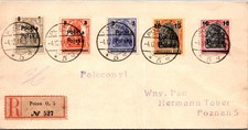 GOLDPATH: Poland cover 1920 registered CV899_P23