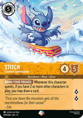 Stitch - Carefree Snowboarder (V.2) - Winterspell (Epic) [11WSP-207]