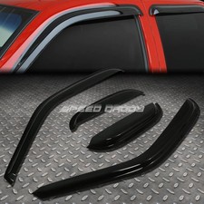 For 97-04 F150f250 Ext Smoke Tint Window Visor Shadesun Windrain Deflector
